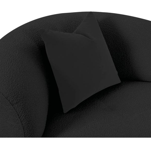 Imagem de Kit 02 Poltronas Orgânica Maitê Luxo Sala Recepção Decorativa Linho Preto