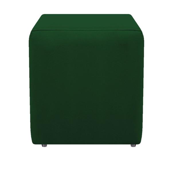 Imagem de Kit 02 Puffs Decorativos Dado Suede Verde - ADJ Decor