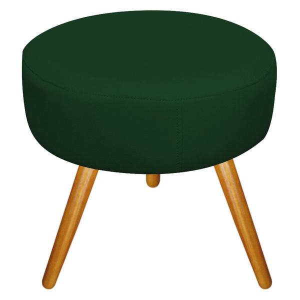 Imagem de Kit 02 Puffs Sofia Palito Mel Suede Verde - ADJ Decor