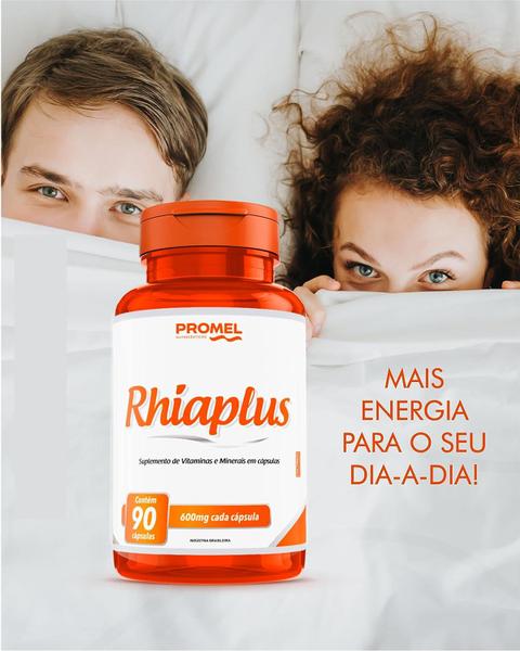 Imagem de Kit 02 Rhiaplus Vitaminas e Minerais 60 Caps de 600mg Promel