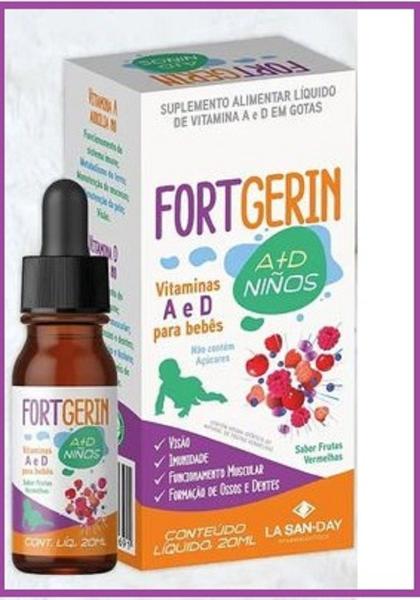 Imagem de Kit 02 Suplemento Fort Gerin A D 20Ml - La San Day