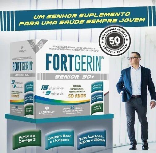 Imagem de Kit 02 Suplemento Fort Gerin Senior50 Com 30Cps - La San Day