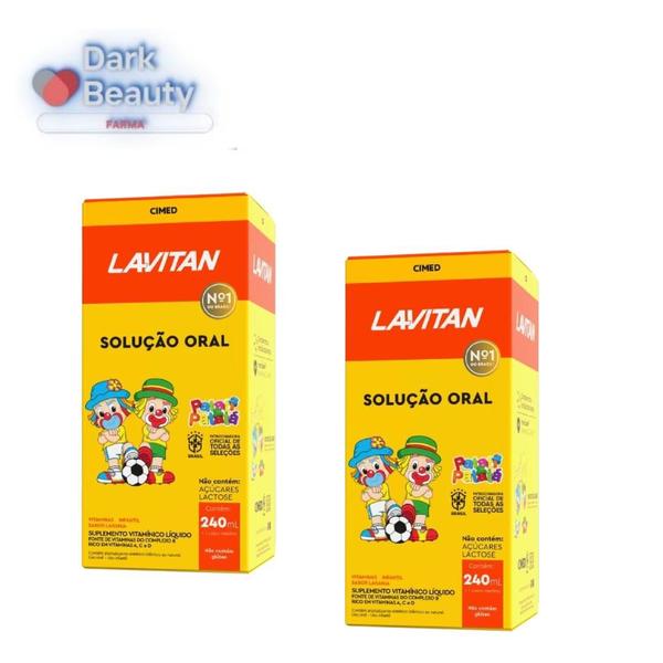 Imagem de Kit 02 Suplemento Lavitan Kids Patati Patata 240Ml - Cimed