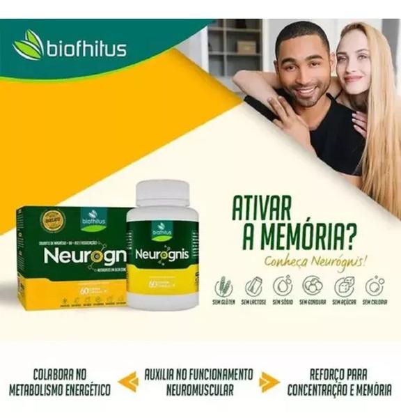 Imagem de Kit 02 Suplemento Vitamínico Neurognis 60 Caps - Biofhitus