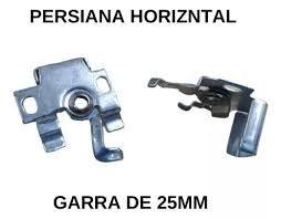 Imagem de Kit 02 Suporte Presilha Persiana Horizontal - Instalação