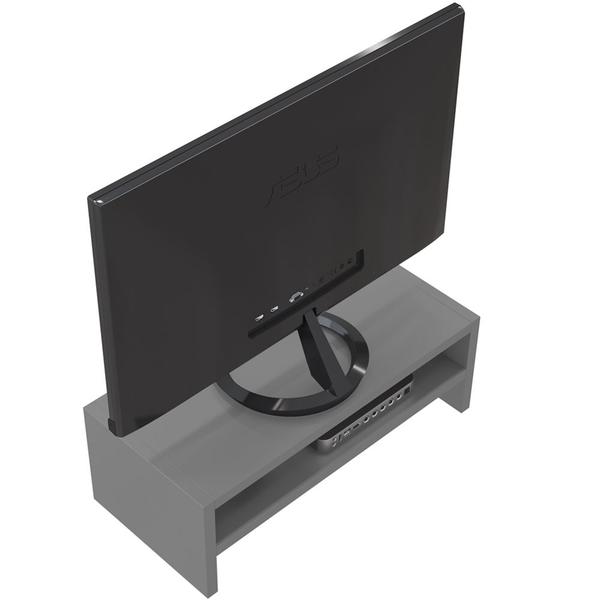 Imagem de Kit 02 Suportes Para Monitor Stand Home Office Lap 63 cm L03 Cinza - Lyam