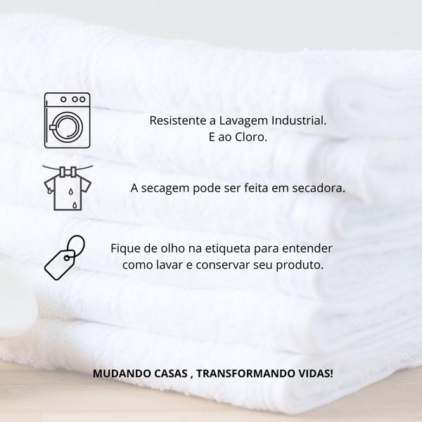 Imagem de Kit 02 Toalhas de Banho Hotel Profissional Teka Monaco 380g