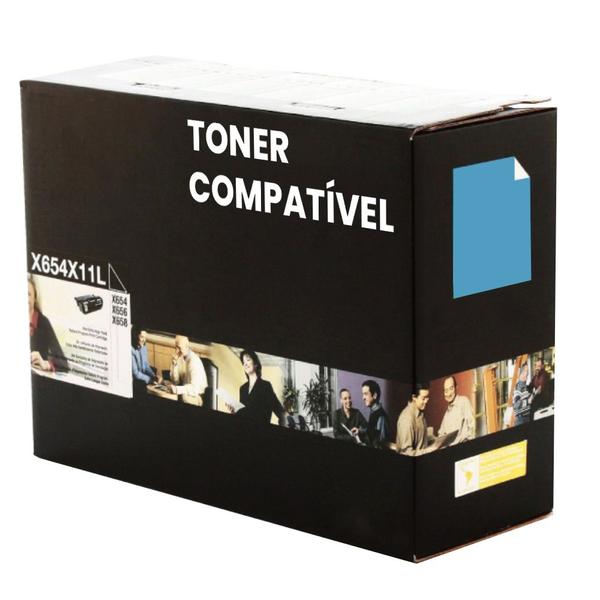 Imagem de kit 02 Toner X654  X654x11L Compatível para impressora lexmark X656DE 36K