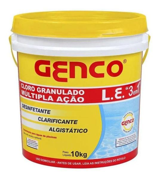 Imagem de Kit 02 Und Multiação Genco Desinfetante Para Piscinas 10 Kg