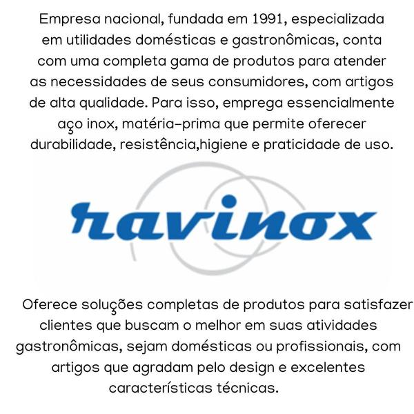 Imagem de Kit 02 Und Queimador inox fundo para rechaud Ravinox 000030