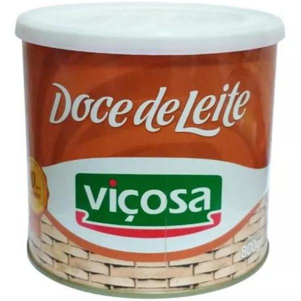 Imagem de Kit 02 Unidades Doce De Leite Cremoso Viçosa Premium Tradicional Lata 800g