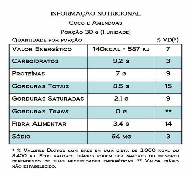 Imagem de Kit 03 Caixa Mixed Nuts &joy Agtal Coco e Amendoas  (36X30g)