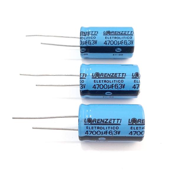 Imagem de Kit 03 Capacitor Eletrolitico 4700uf 6,3v - Lorenzetti