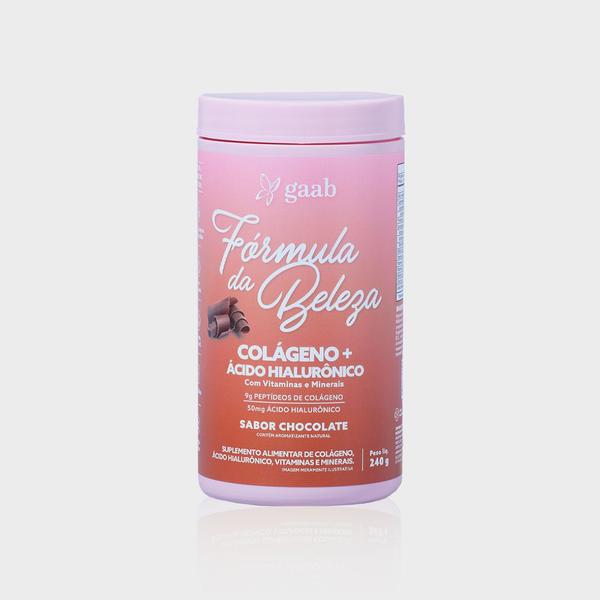 Imagem de Kit 03 Colágenos Gaab Fórmula da Beleza Sabor Chocolate 