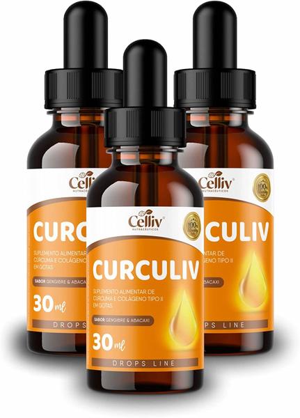 Imagem de Kit 03 Curc em Gotas Curculiv  30ml