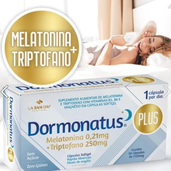 Imagem de Kit 03 Dormonatus Plus C30 Cáps Softgel - La Sanday