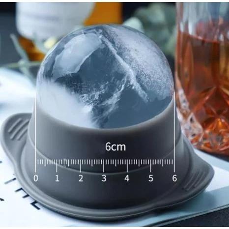 Imagem de Kit 03 Forma De Gelo Esfera Bola Silicone Grande Redonda Bar Whisky Molde ICE Ball