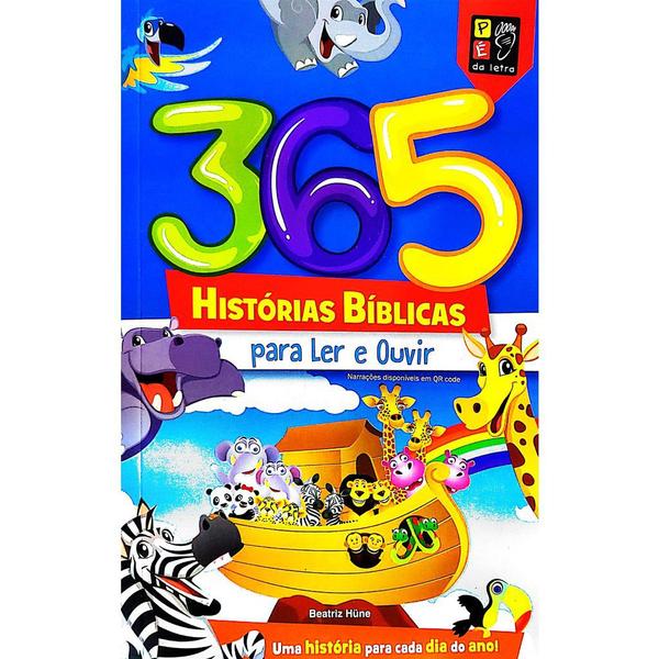 Imagem de Kit 03 Livros 365 Histórias Bíblica 365 Atividades Bíblicas 365 Desenhos da Bíblia Colorir - Pé da Letra