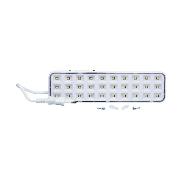 Imagem de Kit 03 Luminária Luz De Emergência Lde 30 Leds Intelbras Bivolt Autônoma