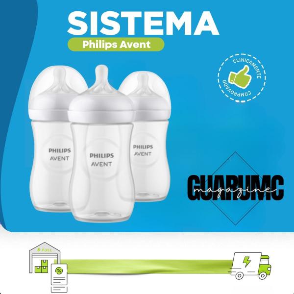 Imagem de Kit 03 Mamadeira Pétala 3.0 260ML Philips Avent + bico n3 SCY903/03