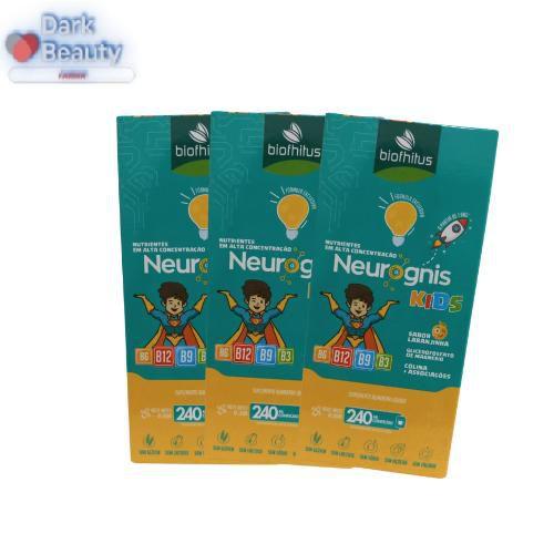 Imagem de Kit 03  Neurognis Kids 240Ml Alta Concetração -Biofhifus