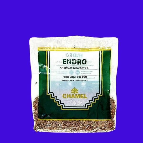 Imagem de Kit 03 Pacote De Chá De Endro 50g - Chamel