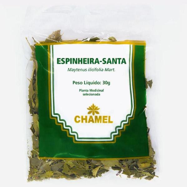 Imagem de Kit 03 Pacote de Chá Espinheira Santa 30g - Chamel