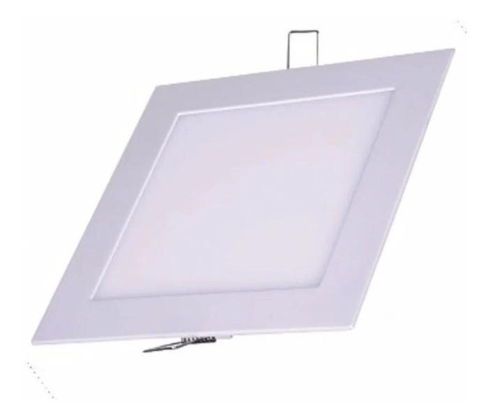 Imagem de Kit 03 Painel Plafon Led Embutir Slim 15x15 12w Quadrado Branco Quente