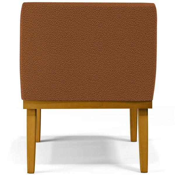 Imagem de Kit 03 Poltronas Decorativa Para Sala De Estar E Recepção Beatriz W01 Bouclê Terracota - Lyam Decor