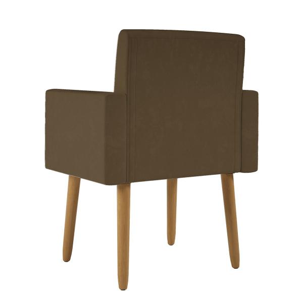 Imagem de Kit 03 Poltronas Decorativa Sala Oferta - Balaqui Decor Marrom