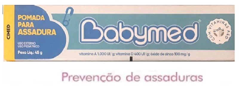 Imagem de Kit 03 Pomada para Assaduras Babymed Menino 45g - Cimed