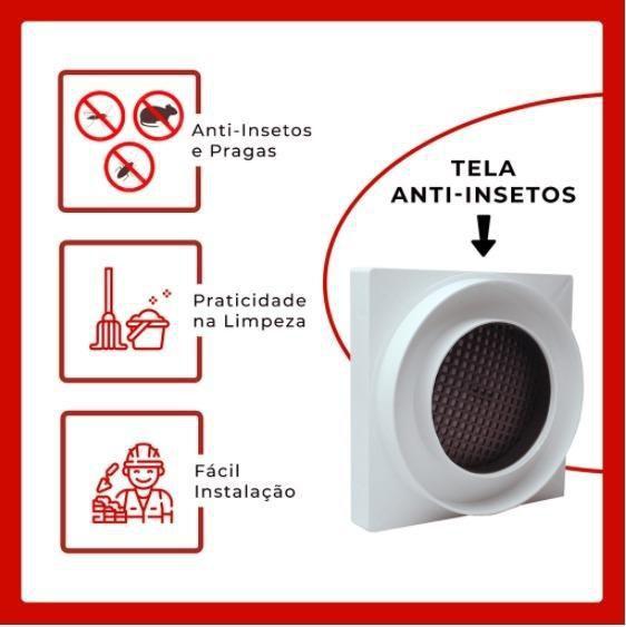 Imagem de Kit 03 Ralo 10X10 Oculto Piso Porcelanato Inteligente Branco