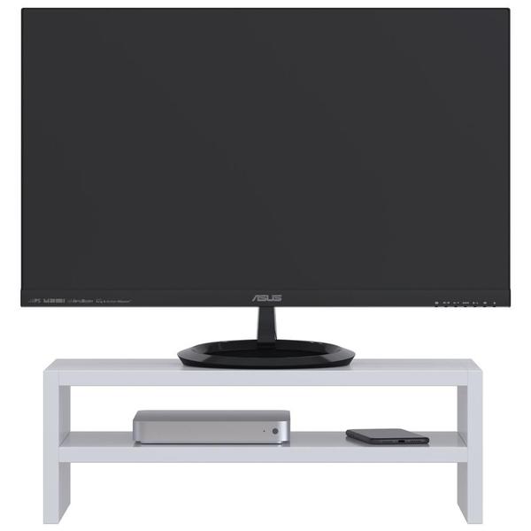 Imagem de Kit 03 Suportes Para Monitor Stand Home Office Lap 63 cm L03 Branco - Lyam