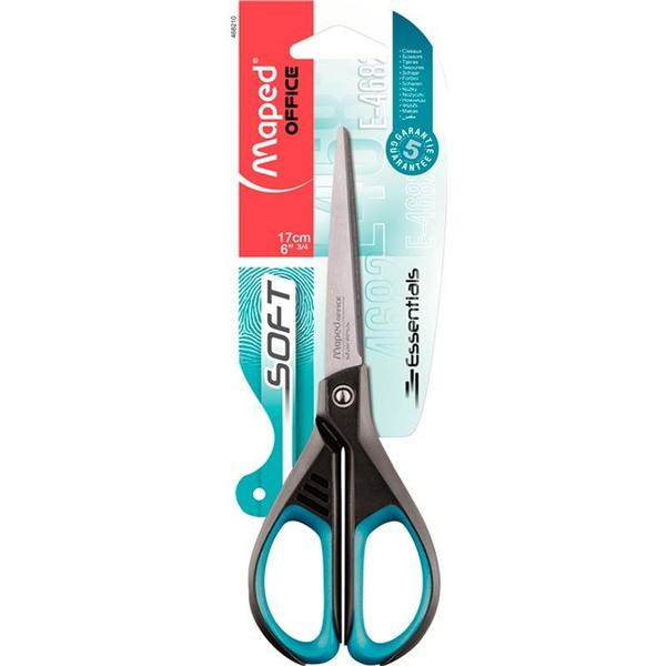 Imagem de Kit 03 Tesoura de Aço Multiuso Essentials Soft 17cm Blister Maped