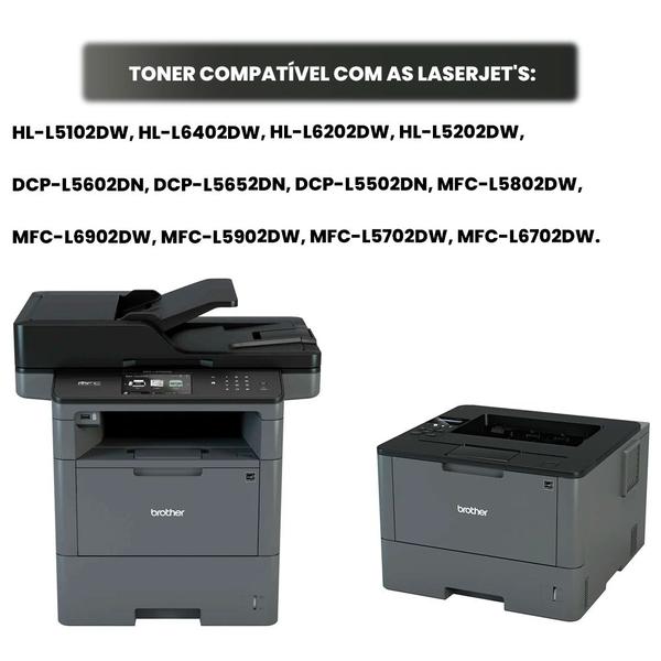 Imagem de Kit 03 Toner Tn3442 Compatível Para brother MFC-L6902DW