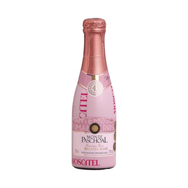 Imagem de Kit 03 Un. Mini Espumante Monte Paschoal Moscatel Rosé 187ml