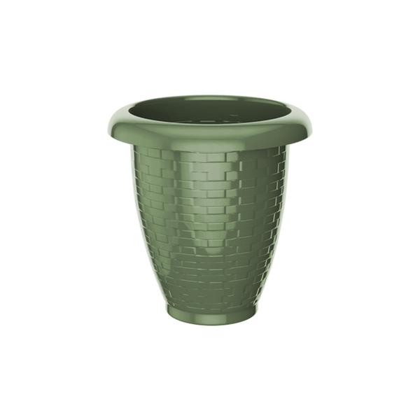 Imagem de Kit 03 Vasos PMG Rattan De Flor De Plástico Vaso Para Flores Jardim Decoração 3L 1,100L e 11L