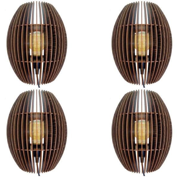 Kit 04 Arandela Iluminação Perfeita Para Decorar Ambientes - Temshop Imagem de Kit 04 Arandela Iluminação Perfeita Para Decorar Ambientes