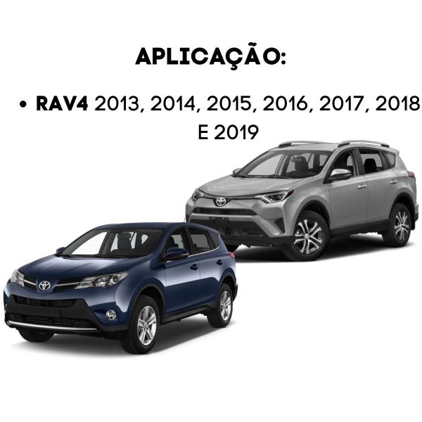 Imagem de Kit 04 Braço Curvo Reto Traseiro RAV4 2013 2014 2015 2016 2017 2018 E 2019