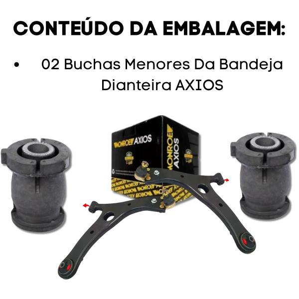 Imagem de Kit 04 Buchas Bandeja Dianteira Arrizo 5 2019 2020 2021 2022 2023 E 2024 axios