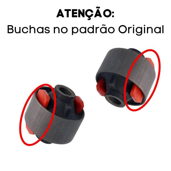 Imagem de Kit 04 Buchas Bandeja Dianteira Tiggo 7 8 2019 2020 2021 2022 2023 E 2024 axios