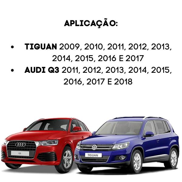 Imagem de Kit 04 buchas do braço reto traseiro tiguan audi q3 2010 2011 2012 2013 2014 2015 2016 2017 2018