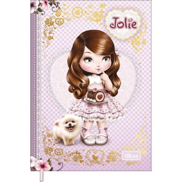 Imagem de Kit 04 Caderno Colegial Brochura Jolie 160 Folhas Capa Dura 17,6 x 23,9cm Tilibra