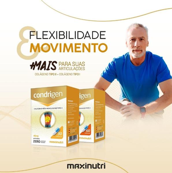 Imagem de Kit 04 Condrigen Colágeno não Hidrolisado Tipo 2 60 Cápsulas