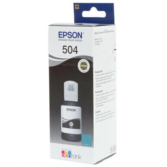 kit 04 Garrafas de Tintas T504 Preto para impressora L4150 - Eps0n Imagem de kit 04 Garrafas de Tintas T504 Preto para impressora L4150