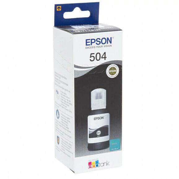 kit 04 Garrafas de Tintas T504 Preto para impressora L4150 - Eps0n Imagem de kit 04 Garrafas de Tintas T504 Preto para impressora L4150