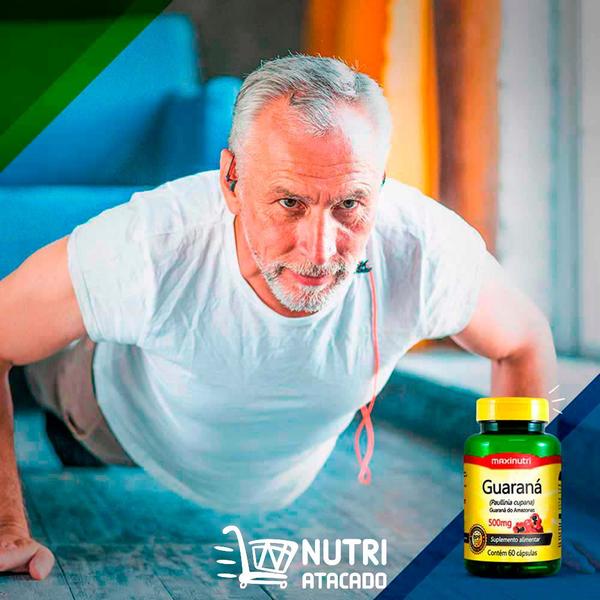 Imagem de Kit 04 Guarana 500Mg Com 60 Capsulas Maxinutri