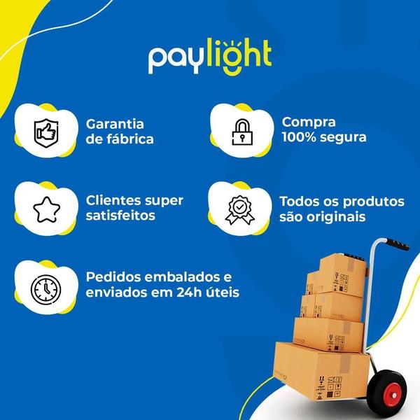 Imagem de Kit 04 Luminárias De Emergência 30 Leds Elgin Bivolt 6500K