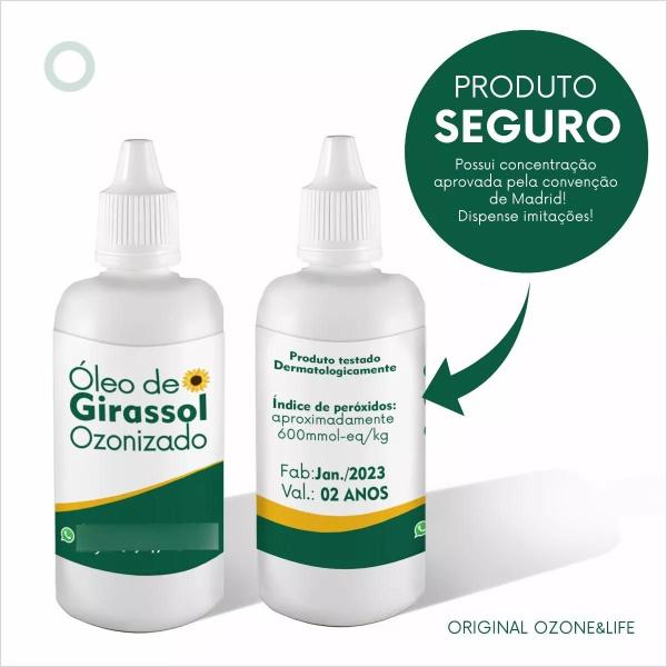 Imagem de Kit 04 Oleos De Girassol Ozonizado 30ml Ozonioterapia