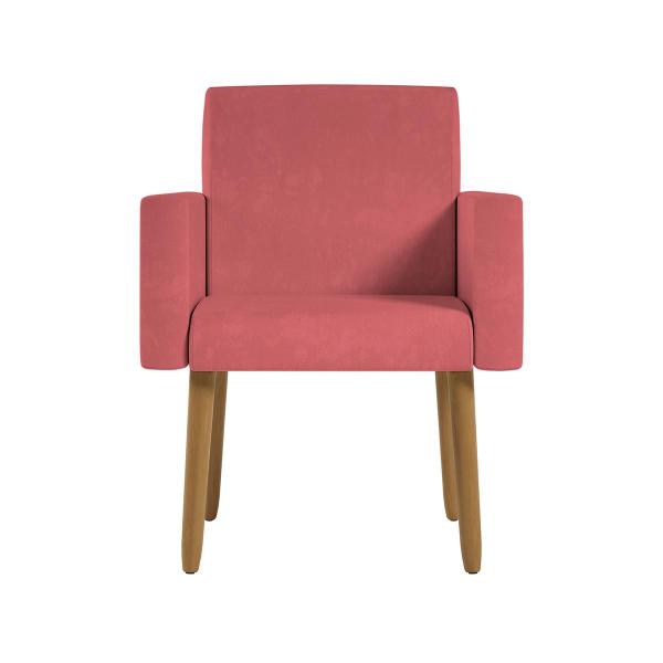 Imagem de Kit 04 Poltronas Decorativa Recepção Oferta - Balaqui Decor Rosa